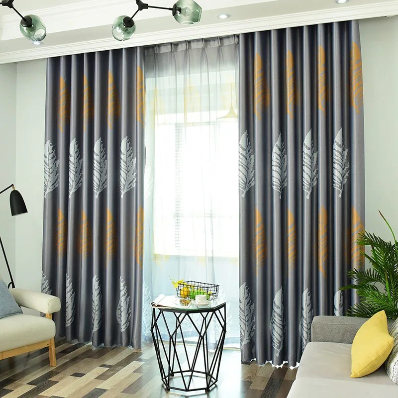 New Blackout Single-sided Printing Large Leaf Curtains for Living Room Window Kitchen Bedroom Luxury Sheer Curtains
New Blackout Single-sided Printing Large Leaf Curtains for Living Room Window Kitchen Bedroom Luxury Sheer Curtains