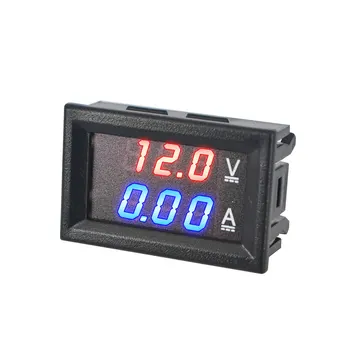Hot Digital Voltmeter Ammeter DC 100V 10A Panel Amp Volt Current Meter Tester Blue Red Dual LED Amp Display Monitor Detector
Hot Digital Voltmeter Ammeter DC 100V 10A Panel Amp Volt Current Meter Tester Blue Red Dual LED Amp Display Monitor Detector