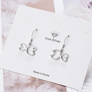 New Design 925 Sterling Silver Cute Fish Earrings for Women sterling-silver-jewelry Brincos Pendientes Wedding Jewelry
New Design 925 Sterling Silver Cute Fish Earrings for Women sterling-silver-jewelry Brincos Pendientes Wedding Jewelry