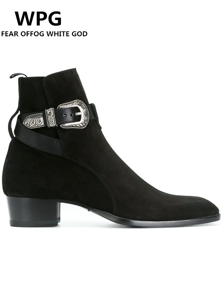 NEW style Top quality designer men luxury brand BLACK Chelsea mens western motorcycle boots shoes
NEW style Top quality designer men luxury brand BLACK Chelsea mens western motorcycle boots shoes