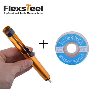 1PC Metal Welding Wire Desoldering Pump Solder Sucker Plus Solder Wick Soldering Remover 5feet/1.5MX2mm For PC Board Reparing
1PC Metal Welding Wire Desoldering Pump Solder Sucker Plus Solder Wick Soldering Remover 5feet/1.5MX2mm For PC Board Reparing