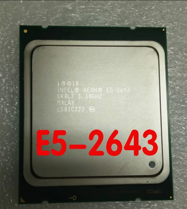 Original Intel Xeon OEM version cpu E5 2643 3.3GHz Quad-Core 10M Cache DDR3 1600MHz FCLGA2011 TPD 130W E5-2643
Original Intel Xeon OEM version cpu E5 2643 3.3GHz Quad-Core 10M Cache DDR3 1600MHz FCLGA2011 TPD 130W E5-2643