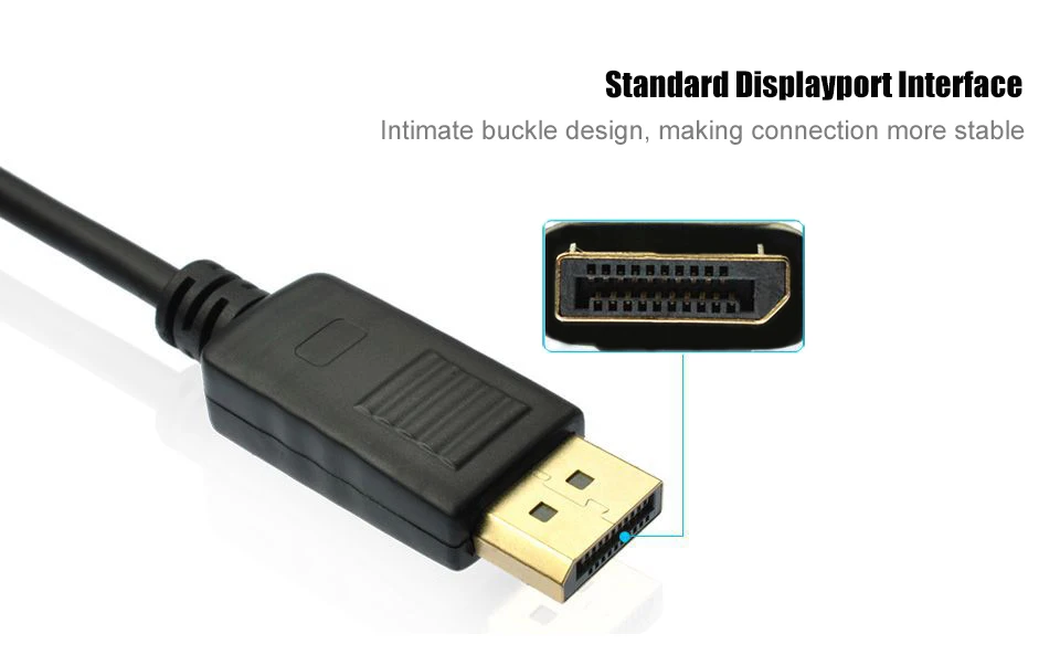 DP to DVI Adapter DisplayPort to DVI 24+5 Cable Adapter Converter Male to Female Support 1080P for Monitor Projector Displays (8)