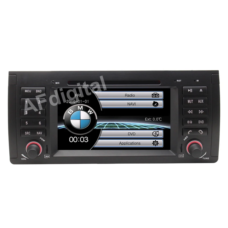 

7" HD Capacitive Touch Screen Car DVD Player GPS Navigation for BMW E39 E53 X5 Bluetooth Radio RDS USB IPOD with Original BMW UI