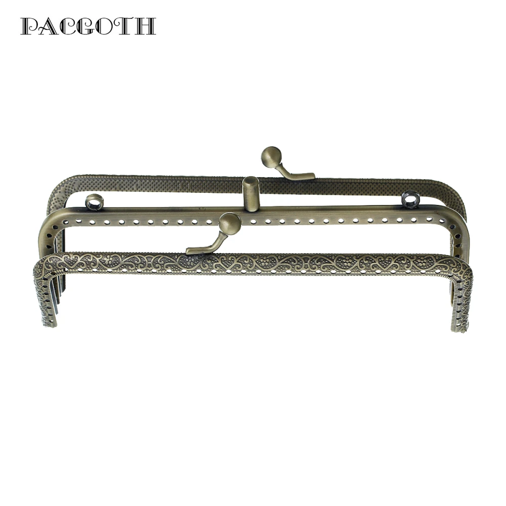PACGOTH Iron Based Alloy Kiss Clasp Lock Purse Double Frame Arch Antique Bronze 15.4cm x6.8cm, Open Size: 15.4x12.9cm, 2 PCs
PACGOTH Iron Based Alloy Kiss Clasp Lock Purse Double Frame Arch Antique Bronze 15.4cm x6.8cm, Open Size: 15.4x12.9cm, 2 PCs