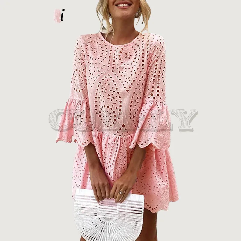 Cuerly 2019 summer sexy lace dress women round neck causal mini dress party club white lace dress female vestidos L5
Cuerly 2019 summer sexy lace dress women round neck causal mini dress party club white lace dress female vestidos L5
