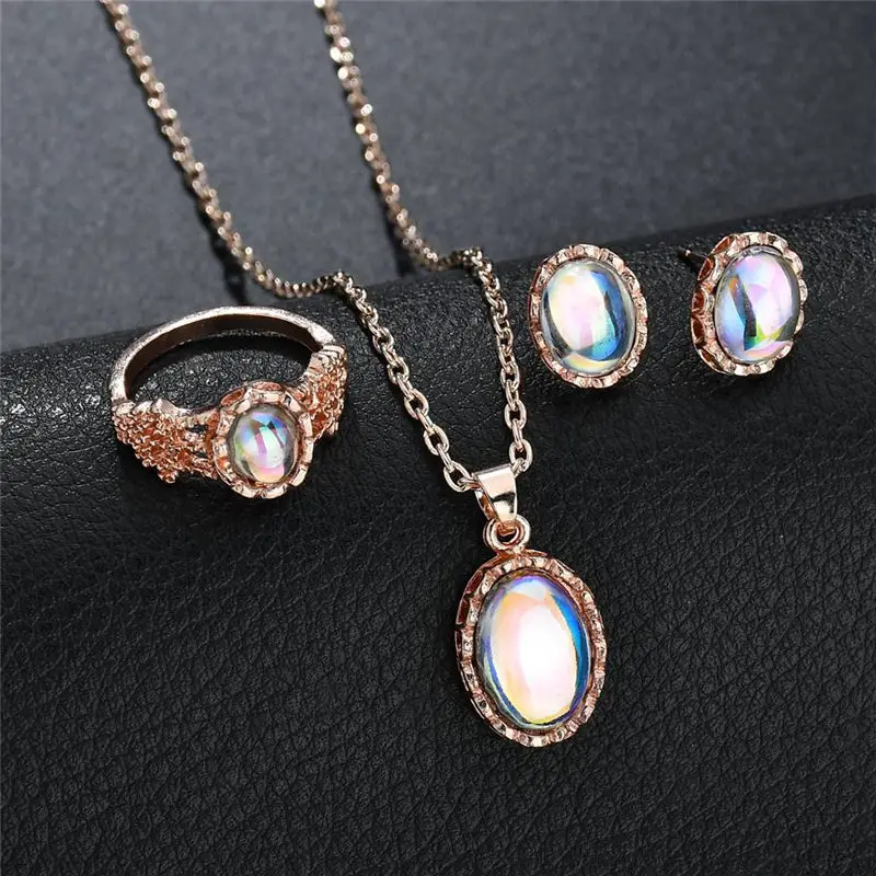 Fashion Water drop Wedding Jewelry Sets Crystal Pendant Necklaces Earrings Rings for Women Jewelry Set Girl
Fashion Water drop Wedding Jewelry Sets Crystal Pendant Necklaces Earrings Rings for Women Jewelry Set Girl
