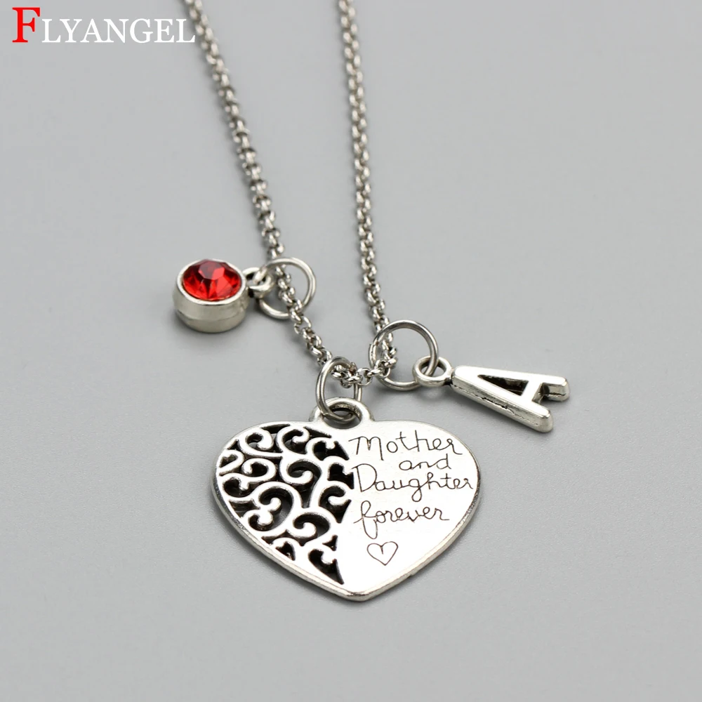 A-Z Initial Letter Double Side Mother And Daughter Gift Alloy Chain 12 Months Birth Stone Crystal Jewelry Women Pendant Necklace
A-Z Initial Letter Double Side Mother And Daughter Gift Alloy Chain 12 Months Birth Stone Crystal Jewelry Women Pendant Necklace