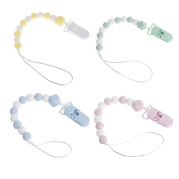 1 Pc Silicone Teething Pacifier Clips Chain Holder For Nipples Baby Chew Toys Dummy Clip New High Quality
1 Pc Silicone Teething Pacifier Clips Chain Holder For Nipples Baby Chew Toys Dummy Clip New High Quality
