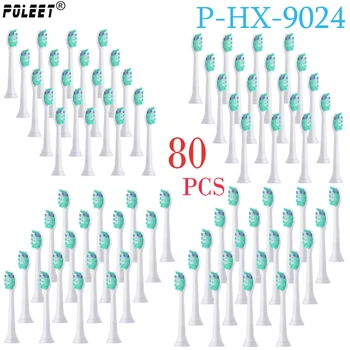 Poleet 80PCS/Lot Oral Hygiene Electric Toothbrush Replacement Heads P-HX-9024 HX9024 For Philips DiamondClean Toothbrushes Head
Poleet 80PCS/Lot Oral Hygiene Electric Toothbrush Replacement Heads P-HX-9024 HX9024 For Philips DiamondClean Toothbrushes Head
