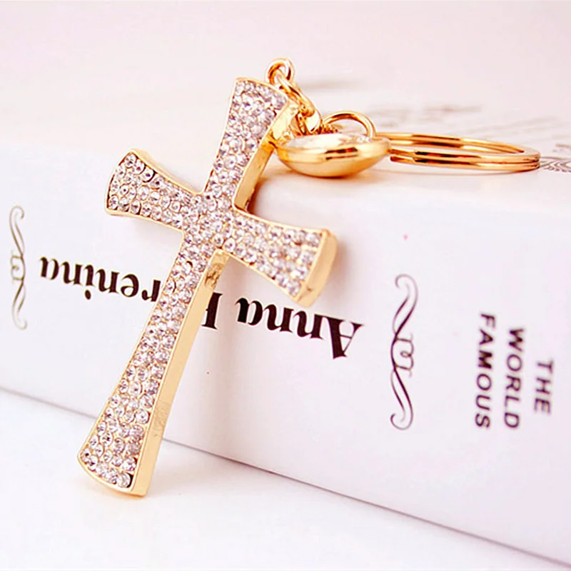 2017 high quality fine Zircon Creative pendant Jesus cross key chain Christian gift Free shipping Wholesale and retail
2017 high quality fine Zircon Creative pendant Jesus cross key chain Christian gift Free shipping Wholesale and retail