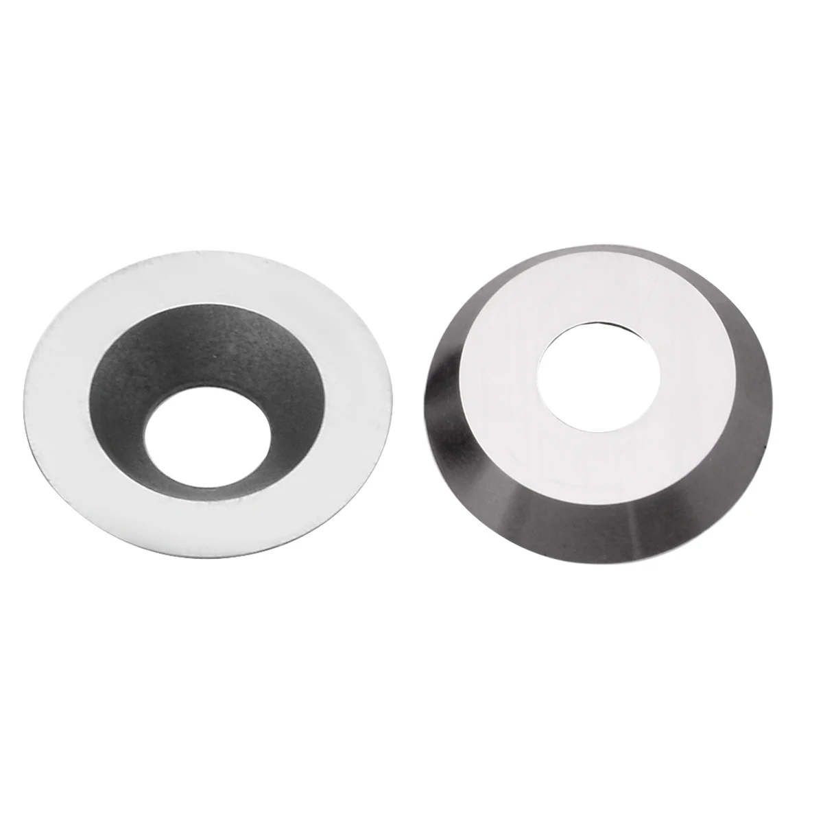 10pcs 60 Degree Carbide Inserts Round Woodworking Cutter 5/8 Inch Diameter Blades for Wood Turning Tool Boring Bar
