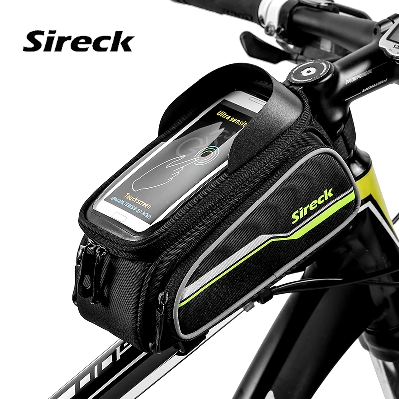 Sireck Bike Accessories Bike Bag Touchscreen Bicycle Bag 6" Phone Bag For Front Top Tube Cycling Bag Frame Saddle Bicicleta
Sireck Bike Accessories Bike Bag Touchscreen Bicycle Bag 6" Phone Bag For Front Top Tube Cycling Bag Frame Saddle Bicicleta