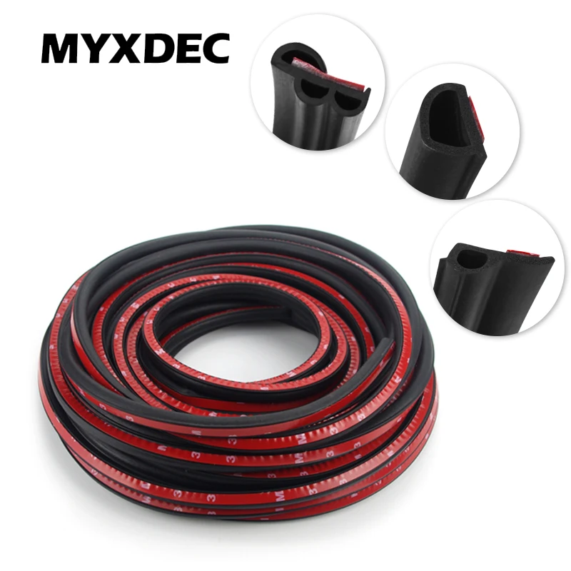 Newest Car Door Seal Strips Sticker B Shape Weatherstrip Rubber Seals Sound Insulation Sealing Automobiles Interior Accessories
Newest Car Door Seal Strips Sticker B Shape Weatherstrip Rubber Seals Sound Insulation Sealing Automobiles Interior Accessories