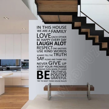 WXDUUZ House Family Home Rules Quote Art Decor Home Decor Dining Removable Vinyl Wall Sticker Room Wall Decor B22
WXDUUZ House Family Home Rules Quote Art Decor Home Decor Dining Removable Vinyl Wall Sticker Room Wall Decor B22