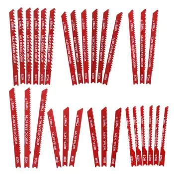 30pcs Assorted Steel U-shank Jigsaw Blade Set Fitting For Plastic Wood Jig Saw Tool
30pcs Assorted Steel U-shank Jigsaw Blade Set Fitting For Plastic Wood Jig Saw Tool