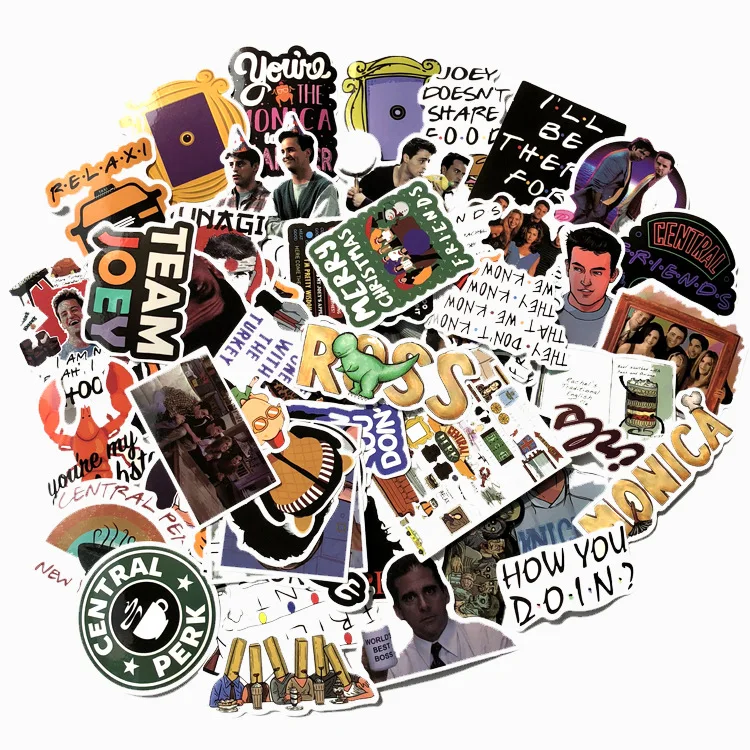 66pcs Classic TV Show Friends Luggage Sticker Stickers Waterproof Fans Kids Party
66pcs Classic TV Show Friends Luggage Sticker Stickers Waterproof Fans Kids Party