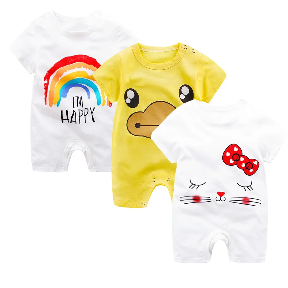 3PCS/LOT baby clothes 100% cotton short sleeve summer girls boys rompers toddler infant 0-24 months clothes
3PCS/LOT baby clothes 100% cotton short sleeve summer girls boys rompers toddler infant 0-24 months clothes