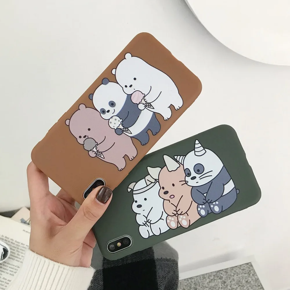 For iphone 7plus case 3D Cute Cartoon We Bare Bears brothers soft phone cases for iphone 5 5S SE 6 7 8 plus X 10 XR XS max cover
For iphone 7plus case 3D Cute Cartoon We Bare Bears brothers soft phone cases for iphone 5 5S SE 6 7 8 plus X 10 XR XS max cover