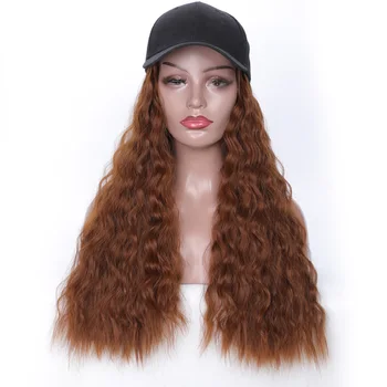 LISIHAIR Synthetic Black Cap Hair Extensions 22 Inch Long Water Wave Brown Black 3 Colors Available Hat Hairpiece Heat resistant
LISIHAIR Synthetic Black Cap Hair Extensions 22 Inch Long Water Wave Brown Black 3 Colors Available Hat Hairpiece Heat resistant
