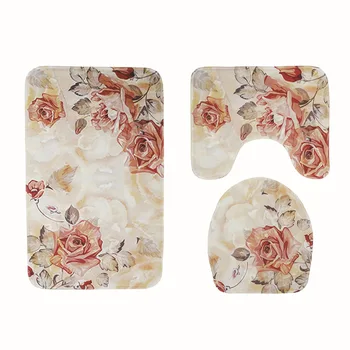 Flannel Bathroom Mats Anti Slip Suede New Luxury Butterfly Toilet Mats Beauty Flower Toilet Carpet 3pcs/set Brand Red Rose
Flannel Bathroom Mats Anti Slip Suede New Luxury Butterfly Toilet Mats Beauty Flower Toilet Carpet 3pcs/set Brand Red Rose