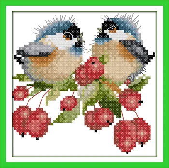 Joy Sunday The chatted birds on berries Printed Counted Chinese Cross Stitch Kits printed Cross-stitch set Embroidery Needlework
Joy Sunday The chatted birds on berries Printed Counted Chinese Cross Stitch Kits printed Cross-stitch set Embroidery Needlework