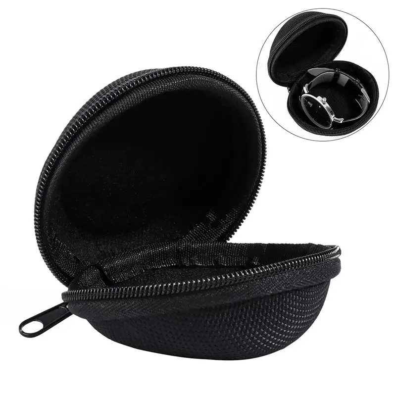 Portable Single Watch Travel Case Watch Box with Zipper And Soft Felted Interior for Holding Wristwatch Smart Watch (Black)
Portable Single Watch Travel Case Watch Box with Zipper And Soft Felted Interior for Holding Wristwatch Smart Watch (Black)