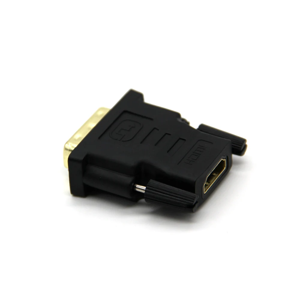 Аудиокабели Позолоченные DVI 24 1 в HDMI конвертер Мама папа для HD ТВ ПК PS3 проектор