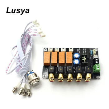 Touch Button 4 Way Audio Switch Input Selection Board DC or AC Input 2.0 Channel Stereo Source Switching Board B9-001
Touch Button 4 Way Audio Switch Input Selection Board DC or AC Input 2.0 Channel Stereo Source Switching Board B9-001