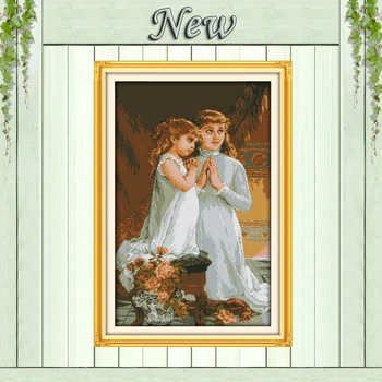 two girl Pray,pattern printed on the fabric DMC 14CT 11CT Cross Stitch Set,all embroidery needlework kits,lovely baby Home Decor
two girl Pray,pattern printed on the fabric DMC 14CT 11CT Cross Stitch Set,all embroidery needlework kits,lovely baby Home Decor