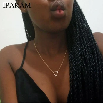 IPARAM 2019 Simple Chains Necklaces Triangle Necklace Delicate Minimal Triangle Necklace For Women Charm Necklace
IPARAM 2019 Simple Chains Necklaces Triangle Necklace Delicate Minimal Triangle Necklace For Women Charm Necklace