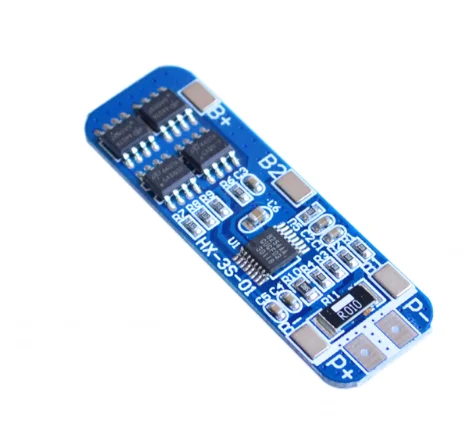 3S lithium-ion battery PCB 12.6V BMS for 18650 battery and lithium polymer battery pack with 6-8A working current
3S lithium-ion battery PCB 12.6V BMS for 18650 battery and lithium polymer battery pack with 6-8A working current