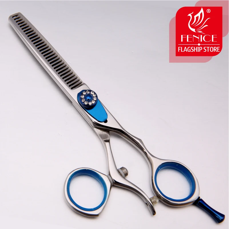 High quality Professional 5.5 inch Japan 440C thinning hair scissors 360 degree double rotary handle of blue screw
High quality Professional 5.5 inch Japan 440C thinning hair scissors 360 degree double rotary handle of blue screw