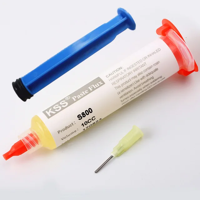 KSS S800 10CC паяльная паста для флюсовой пайки fluxo de soldagem smd bga дозирования иглы