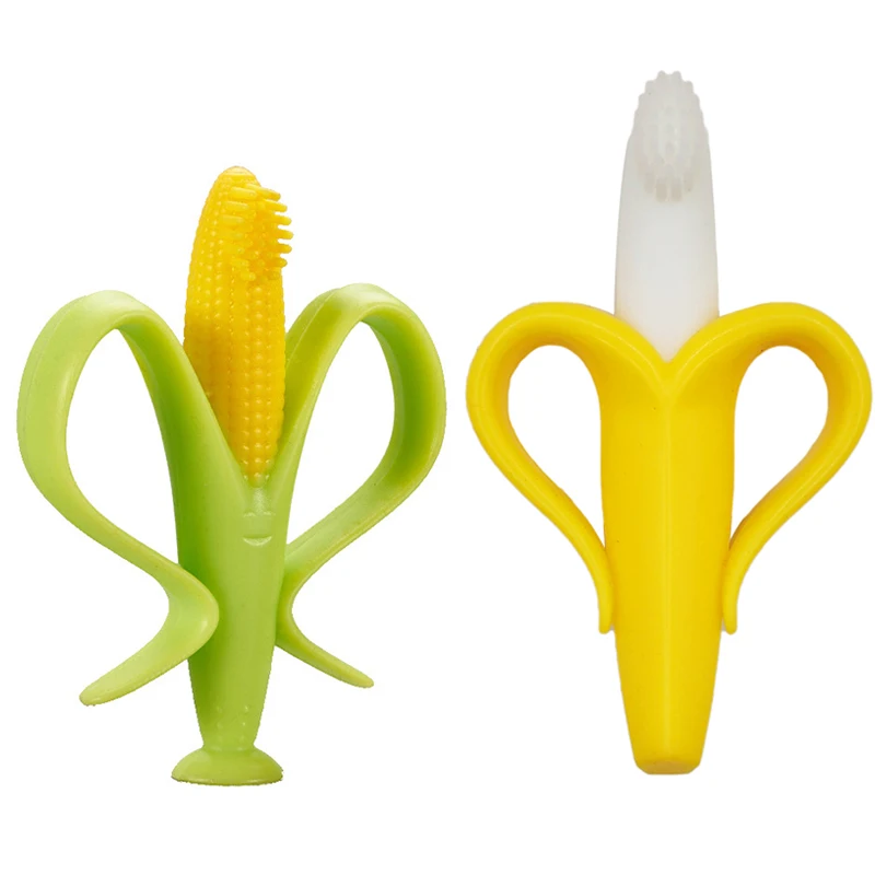 Baby Silicone Training Toothbrush BPA Free Banana Shape Safe Toddle Teether Chew Toys Teething Ring Gift For Infant Baby Chewing
Baby Silicone Training Toothbrush BPA Free Banana Shape Safe Toddle Teether Chew Toys Teething Ring Gift For Infant Baby Chewing