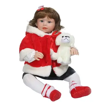 28in Cute Realistic Reborn Doll Soft Silicone Vinyl Newborn Babies Girl Princess Dog Lifelike Handmade Toy Children Christmas G
28in Cute Realistic Reborn Doll Soft Silicone Vinyl Newborn Babies Girl Princess Dog Lifelike Handmade Toy Children Christmas G