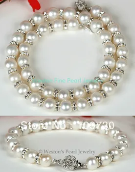 shiipping NATURAL WHITE HANDMADE CULTURED FRESHWATER PEARL NECKLACE BRACELET SET
shiipping NATURAL WHITE HANDMADE CULTURED FRESHWATER PEARL NECKLACE BRACELET SET