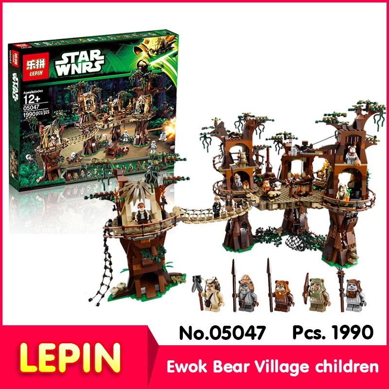 LEPIN 05047 1990Pcs with original box star wars series Ewok Village Building Blocks Bricks Christmas Toy 10236 Gift LEPIN 05047 1990Pcs with original box star wars series Ewok Village Building Blocks Bricks Christmas Toy 10236 Gift<br><br>Aliexpress