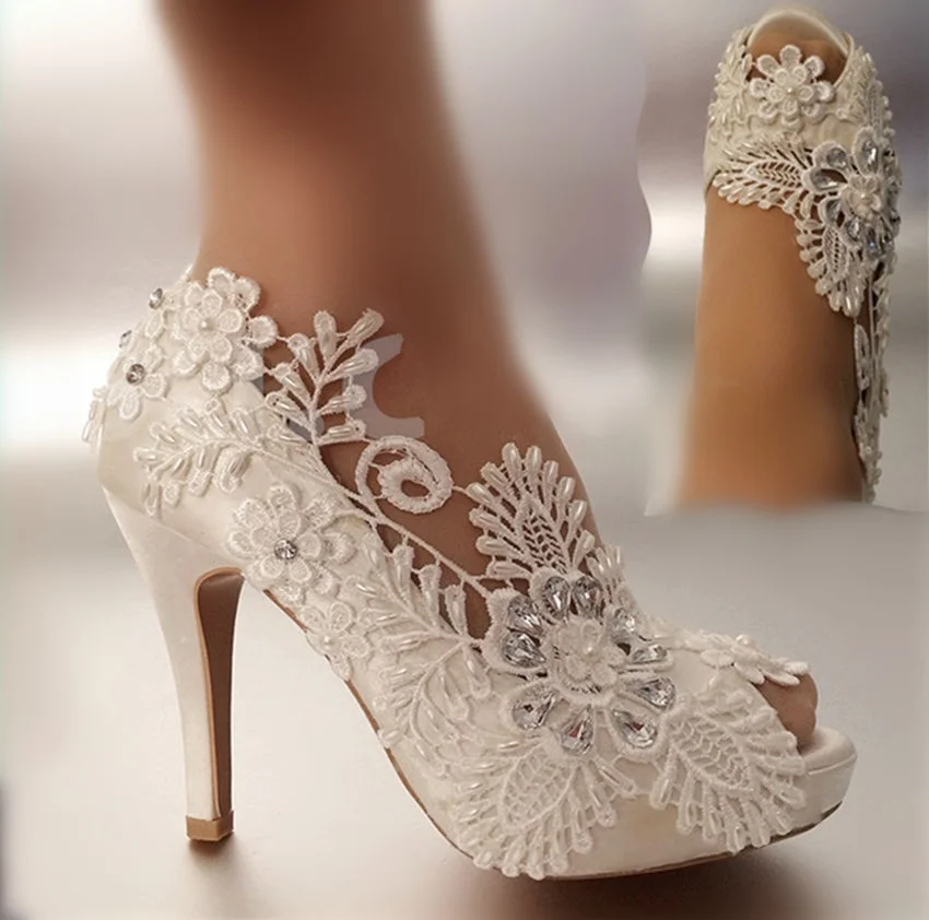 womens shoes Pumps open Peep Toe Wedding shoes Bride pearl ultra High Heels rhinestone satins Size 41 42 43 sexy heels
womens shoes Pumps open Peep Toe Wedding shoes Bride pearl ultra High Heels rhinestone satins Size 41 42 43 sexy heels