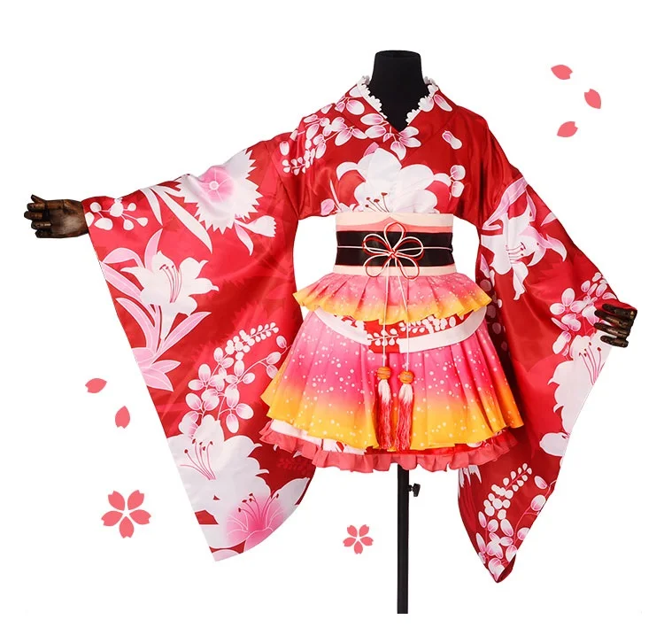 LoveLive! SR Card Maki Nishikin Cosplay Costume Summer Yukata Awaken Fancy Dress Kimono Carnival/Halloween Costumes for Women
LoveLive! SR Card Maki Nishikin Cosplay Costume Summer Yukata Awaken Fancy Dress Kimono Carnival/Halloween Costumes for Women