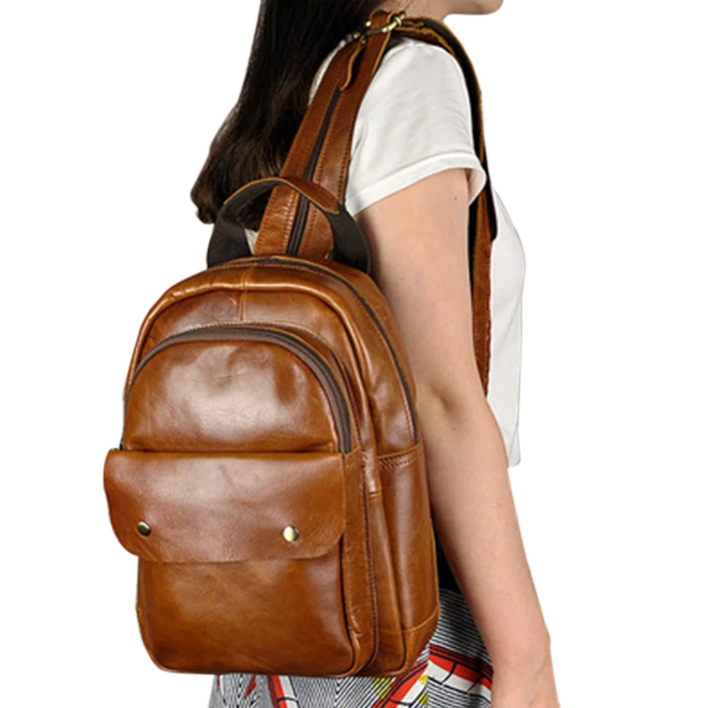 The First Layer Of Cowhide Leather Leisure 10 Inch Travel Backpack Large Capacity Multi Compartment Computer Bag
The First Layer Of Cowhide Leather Leisure 10 Inch Travel Backpack Large Capacity Multi Compartment Computer Bag