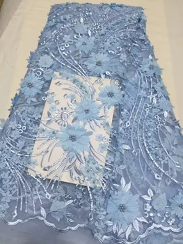 African Lace Fabrics French High Quality Bridal Beaded Nigerian Lace Tulle Lace Fabric for Wedding Dress ALC-CD1822
African Lace Fabrics French High Quality Bridal Beaded Nigerian Lace Tulle Lace Fabric for Wedding Dress ALC-CD1822