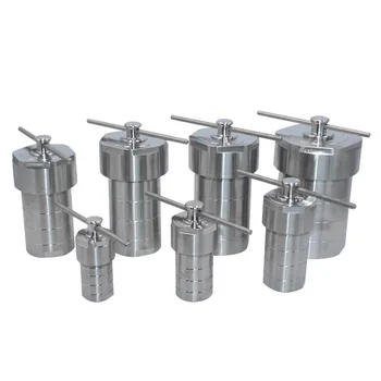 Hydrothermal Synthesis Reactor High Temperature and High Pressure Digestion Tank PTFE Lining 25ml 50ml 100ml 150ml 200ml
Hydrothermal Synthesis Reactor High Temperature and High Pressure Digestion Tank PTFE Lining 25ml 50ml 100ml 150ml 200ml