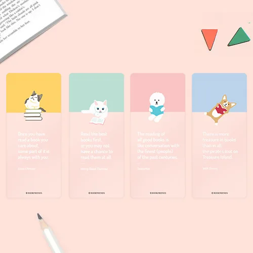 Lovely Pets Pvc Transparent Bookmark Novelty Book Reading Item Creative Gift Korean Stationery
Lovely Pets Pvc Transparent Bookmark Novelty Book Reading Item Creative Gift Korean Stationery