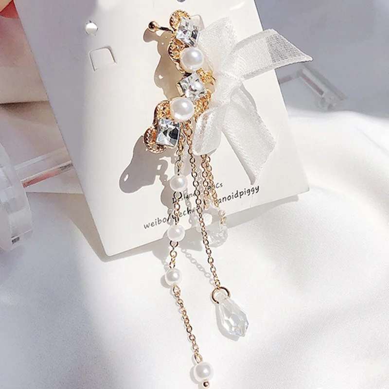 MENGJIQIAO New Korean Vintage Baroque Crystal Yarn Bowknot Long Drop Earrings For Women Fashion Elegant Pearl Party Jewelry
MENGJIQIAO New Korean Vintage Baroque Crystal Yarn Bowknot Long Drop Earrings For Women Fashion Elegant Pearl Party Jewelry
