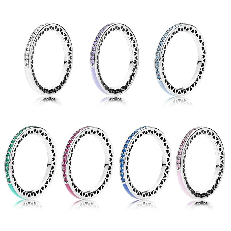 Original Trendy Authentic 925 Sterling Silver Lady Colorful Radiant Hearts of Ring For Women Party Gift Fine Pandora Jewelry
Original Trendy Authentic 925 Sterling Silver Lady Colorful Radiant Hearts of Ring For Women Party Gift Fine Pandora Jewelry