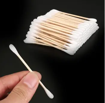 100pcs Women Beauty Makeup 100% Cotton Swab Cotton Buds Make Up Double-head Wood Sticks Nose Ears Cleaning Cosmetics Health Care
100pcs Women Beauty Makeup 100% Cotton Swab Cotton Buds Make Up Double-head Wood Sticks Nose Ears Cleaning Cosmetics Health Care