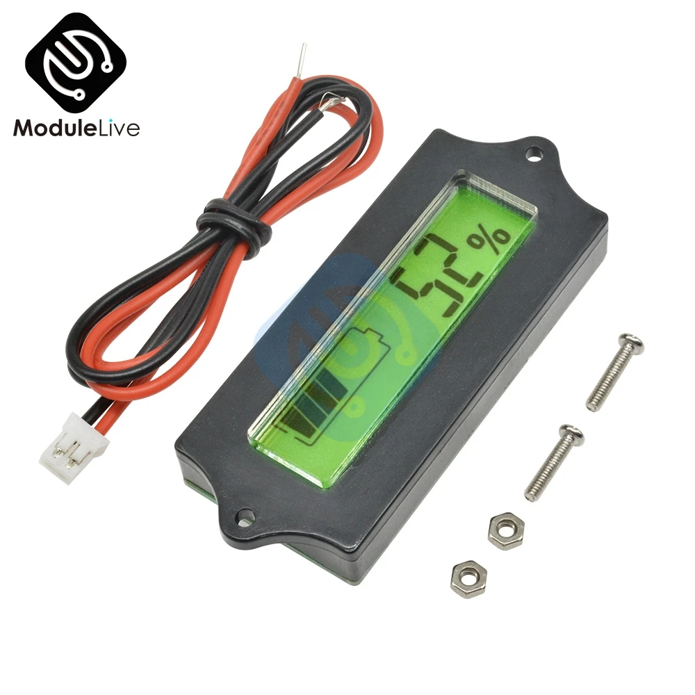 1PC Digital Battery Capacity Tester Indicator Led Display For 12V Lead-acid Lithium LiPo LCD Module New With percentage
1PC Digital Battery Capacity Tester Indicator Led Display For 12V Lead-acid Lithium LiPo LCD Module New With percentage