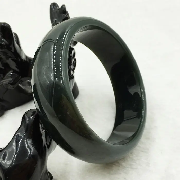 58mm Certified Grade A Natural Green Hetian Nephrite stone Bracelet Bangle 150317
58mm Certified Grade A Natural Green Hetian Nephrite stone Bracelet Bangle 150317
