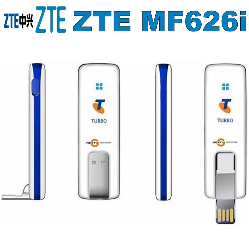 Unlock Original HSDPA 7.2Mbps ZTE MF626i Sim Card Modems Support UMTS/HSDPA 2100MHz
Unlock Original HSDPA 7.2Mbps ZTE MF626i Sim Card Modems Support UMTS/HSDPA 2100MHz